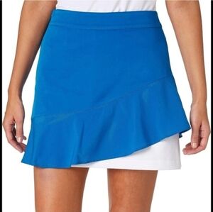 Lady Hagen Asymmetrical Blue Skort